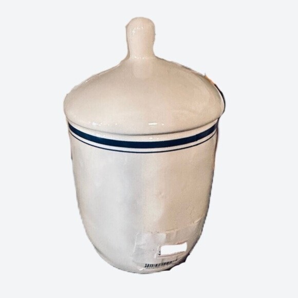 Rae Dunn Blue‎ Line Sweet Sugar Jar with Lid & Pour Creamer - Picture 16 of 16